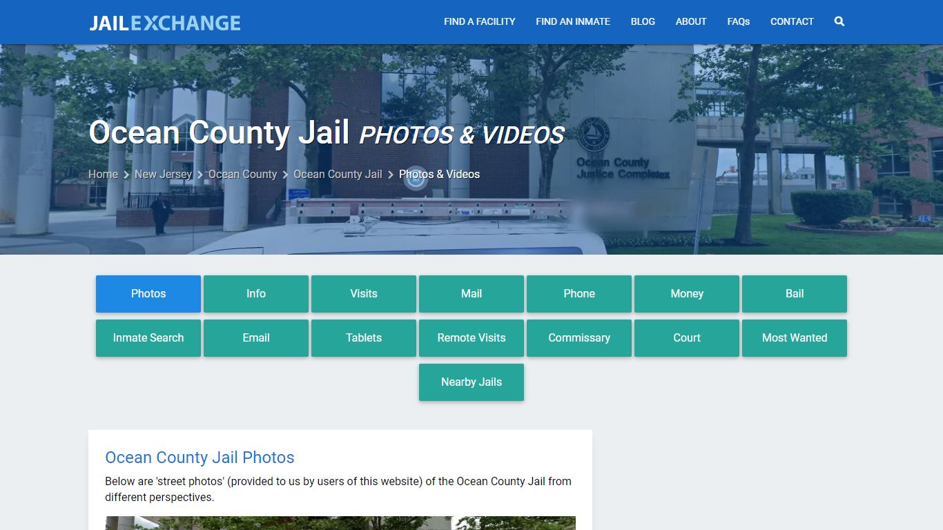 Photos & Videos - Ocean County Jail, NJ - Jail Exchange